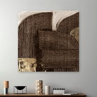 Brown to Gold Canvas Art Print, 40x40 in.