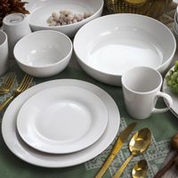 White Porcelain Simplicity 18-pc. Dinnerware Set