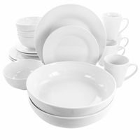 White Porcelain Simplicity 18-pc. Dinnerware Set