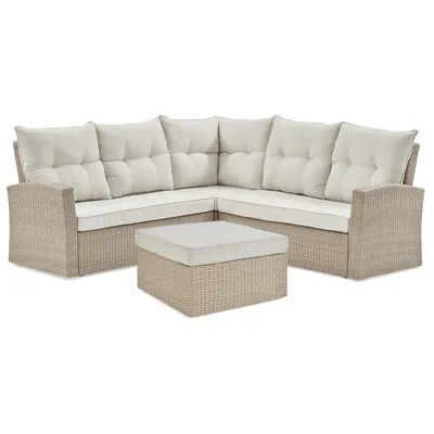 Desert Beige 4-pc. Outdoor Loveseat Set