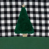 Black Buffalo Check Christmas Tree Table Runner