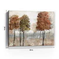 Trees of Copper Mountain Giclee Canvas Art Print