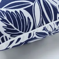 Navy Tropical Foliage 2-pc. Outdoor Pillows