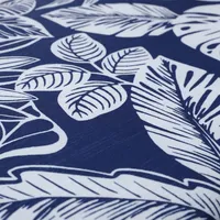 Navy Tropical Foliage 2-pc. Outdoor Pillows