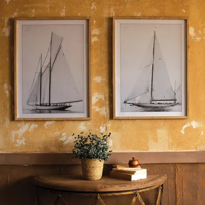 Sailboat Memories Framed Art Prints, Set of 2