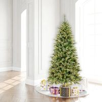 7.5 ft. Pre-Lit Slim Cashmere Christmas Tree