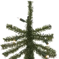 6 ft. Pre-Lit Clear Natural Alpine Christmas Tree