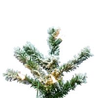 4 ft. Dura-Lit Flocked Alpine Christmas Tree