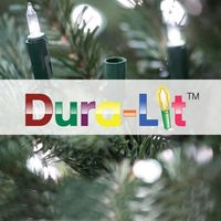 4 ft. Dura-Lit Flocked Alpine Christmas Tree