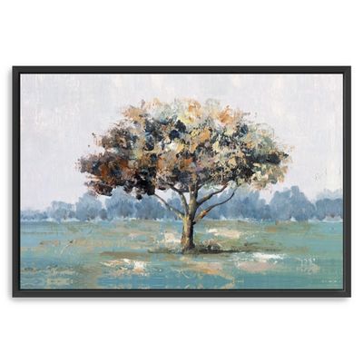 Lone Tree Framed Giclee Canvas Art Print