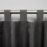 Charcoal Cabana Outdoor Curtain Panel Set, 108 in.