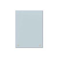 Light Blue Square Magnetic Glass Dry Erase Board