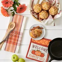 Pumpkin Patch 3-pc. Dishtowel and Potholder Set