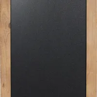 Long Wood and Metal Frame Chalkboard