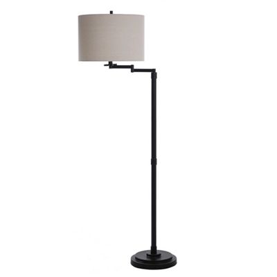Bronze Adjustable Swing Arm Floor Lamp