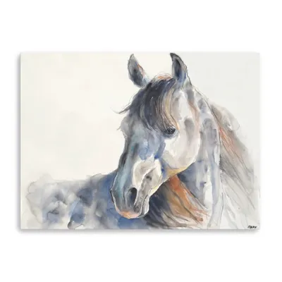 Looking Back Giclee Canvas Art Print