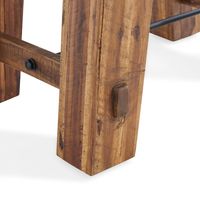 Honey Acacia Rustic Accent Table