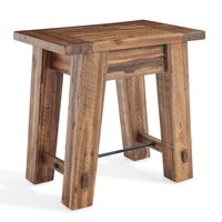 Honey Acacia Rustic Accent Table