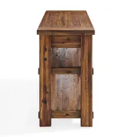 Honey Acacia Rustic Console Table