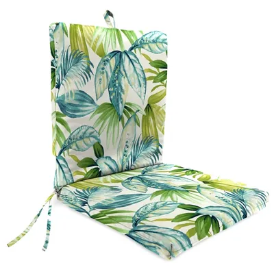Green Tropics Outdoor Dining Chair Cushion