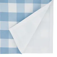 Sky Blue Buffalo Check Table Runner