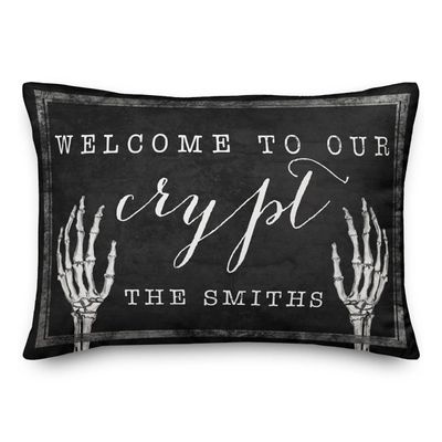 Personalized Welcome To Our Crypt Pillow