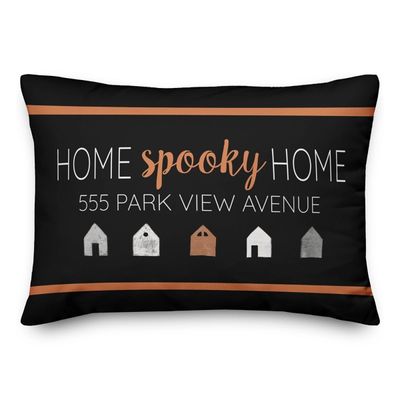 Personalized Home Spooky Home Pillow