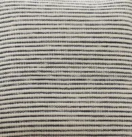 Blue and White Woven Stripes Pillow