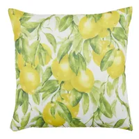 Lemon Burst Outdoor Pillow