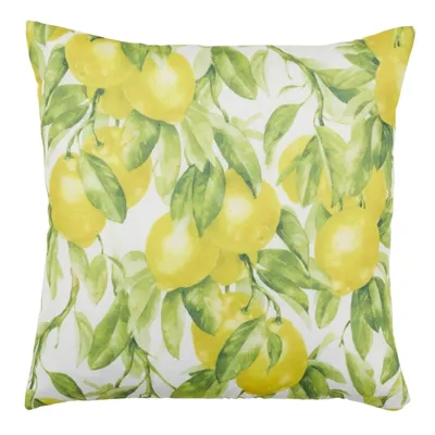 Lemon Burst Outdoor Pillow