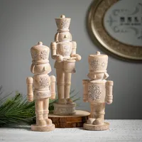 Snow Dusted Drummer 3-pc. Christmas Nutcracker Set