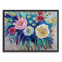 Garden Variety Framed Canvas Art Print