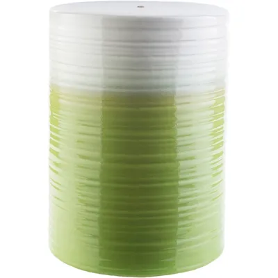 Ombre Lime Green Ripple Accent Table
