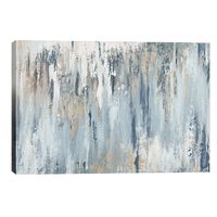 Blue Illusion Canvas Art Print