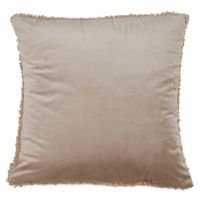 Tan Faux Lamb Fur Pillow