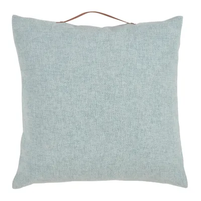 Light Blue Chenille Handle Pillow