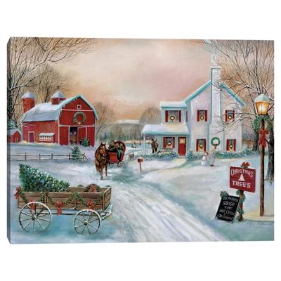 Christmas Tree Farm Canvas Art Print