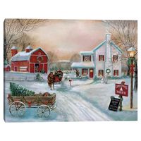 Christmas Tree Farm Canvas Art Print