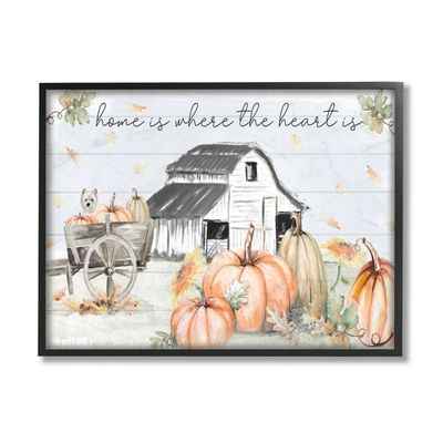 Autumn Farm Framed Giclee Art Print