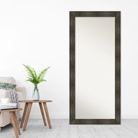 Rustic Rail Charred Framed Mirror