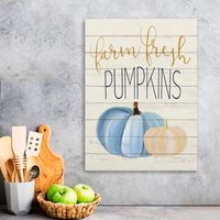 Farm Fresh Pumpkins Canvas Art Print