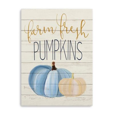 Farm Fresh Pumpkins Canvas Art Print