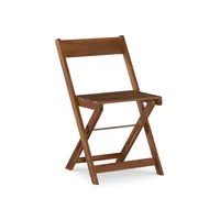 Brown Acacia Wood 3-pc. Bistro Set