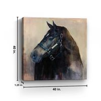 Ritzy Horse Canvas Art Print