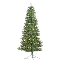 7 ft. Pre-Lit Glenwood Corner Christmas Tree