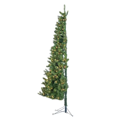 7 ft. Pre-Lit Glenwood Corner Christmas Tree