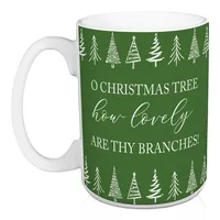 Oh Christmas Tree Mugs, Set of 2