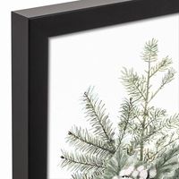 Framed Joy to the World Christmas Canvas Art Print