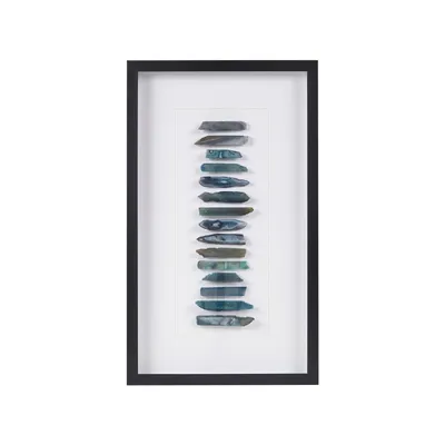 Cerulean Agate Martha Stewart Shadowbox Plaque