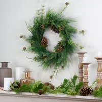 Long Needle Pine Christmas Wreath